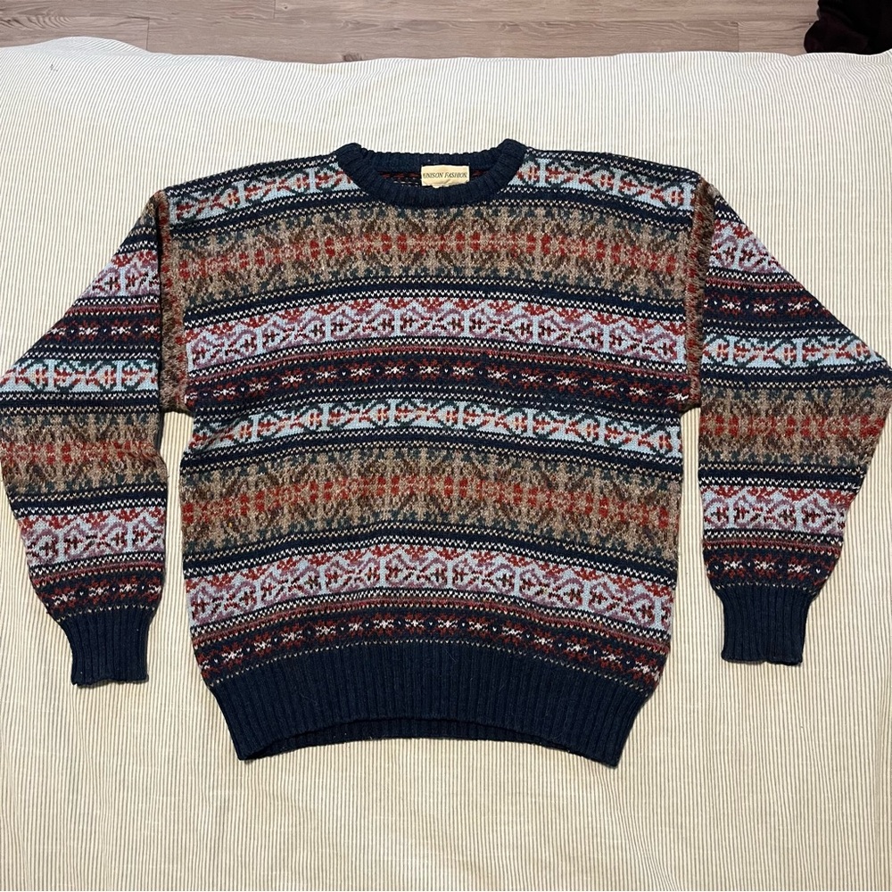 Vintage Shetland wool sweater - Picture 2 of 5